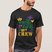 Mask Festival Parade Beads Happy Mardi Gras T-shirt (Voorkant)