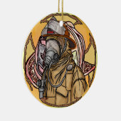 Mask Firefighter Ornament (Rechts)