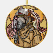Mask Firefighter Ornament (Voorkant)