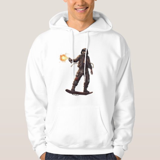 mask gas hero Playera Hoodie (Voorkant)