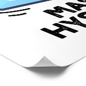 Mask Hysteria Funny Mask Pun Poster (Hoek)