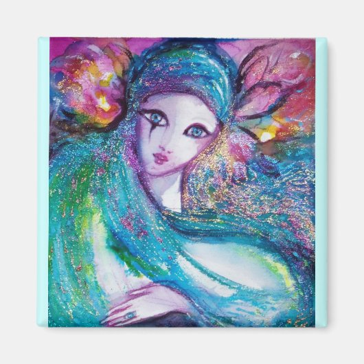 MASK IN BLAUW MAGNEET (Voorkant)