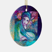 MASK IN BLUE, Monogram Keramisch Ornament (Rechts)