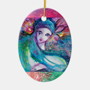 MASK IN BLUE, Monogram Keramisch Ornament