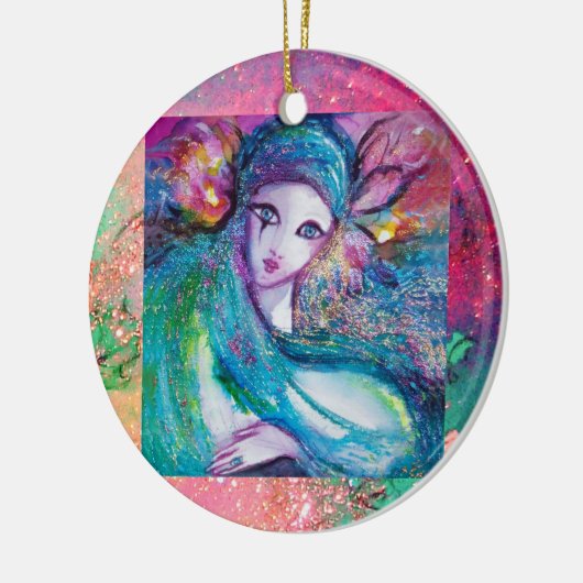 MASK IN BLUE, Monogram Keramisch Ornament (Links)