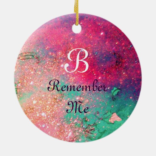 MASK IN BLUE, Monogram Keramisch Ornament (Achterkant)