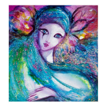 MASK IN BLUE-/Venetiaanse maskerade-facetten