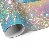 MASK IN BLUE/Venetiaanse maskerade maskers Cadeaupapier (Rol Hoek)