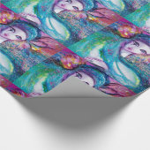 MASK IN BLUE/Venetiaanse maskerade maskers Cadeaupapier (Hoek)