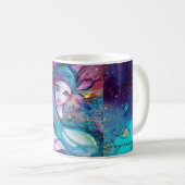 MASK IN BLUE/Venetiaanse maskerade maskers Koffiemok (Voorkant rechts)