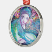 MASK IN BLUE/Venetiaanse maskerade maskers Metalen Ornament (Links)