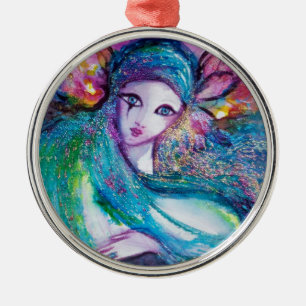 MASK IN BLUE/Venetiaanse maskerade maskers Metalen Ornament