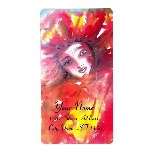 MASK IN RED 2 ETIKET (Voorkant)