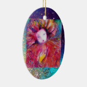 MASK IN RED, Monogram Keramisch Ornament (Rechts)