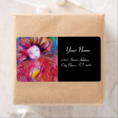 MASK IN RED Venetian Masquerade Black Etiket (Insitu)