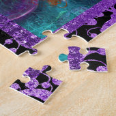 Mask masquerade venetian "mardi gras" party legpuzzel (Zijkant)