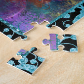 Mask masquery venetian "mardi gras" party legpuzzel (Zijkant)