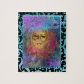 Mask masquery venetian "mardi gras" party legpuzzel (Verticaal)