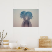 Mask of Emotions Poster Abstracte muurkunst (Keuken)