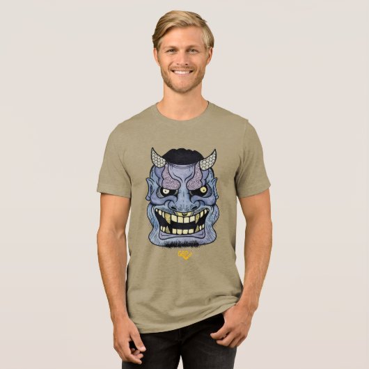 Mask Of Glenn IV Tri-Blend Shirt (Voorkant volledig)