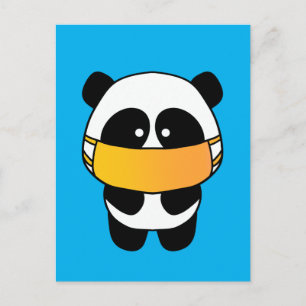Mask Panda Briefkaart