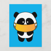 Mask Panda Briefkaart (Voorkant)
