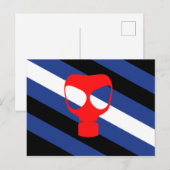 Mask Pride Vlag Briefkaart (Voorkant / Achterkant)