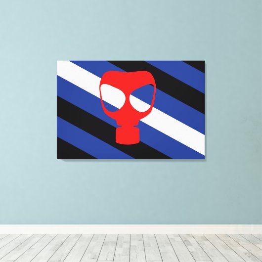 Mask Pride Vlag Canvas Afdruk (Insitu (Houten vloer))