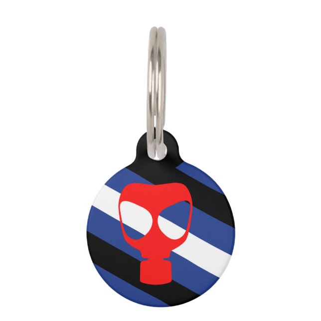 Mask Pride Vlag Huisdierpenning (Voorkant)