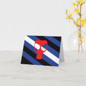 Mask Pride Vlag Kaart (Gele Bloem)