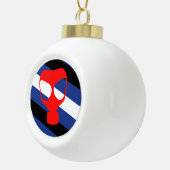 Mask Pride Vlag Keramische Bal Ornament (Rechts)