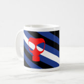 Mask Pride Vlag Koffiemok (Voorkant links)