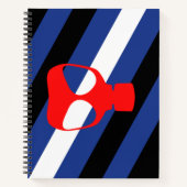 Mask Pride Vlag Notitieboek (Voorkant)