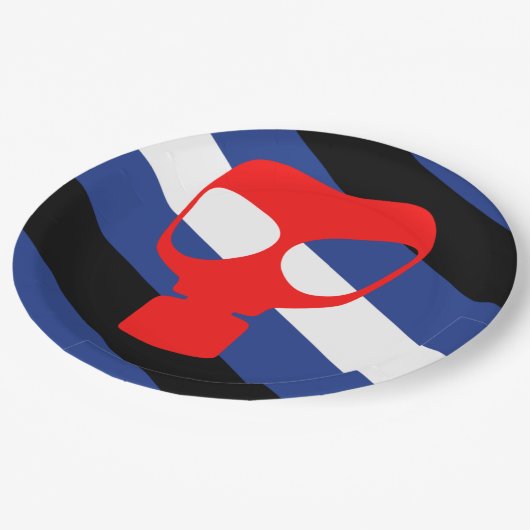 Mask Pride Vlag Papieren Bordje (Gekanteld)