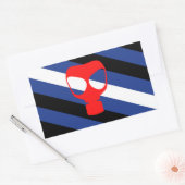 Mask Pride Vlag Rechthoekige Sticker (Envelop)