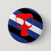 Mask Pride Vlag Ronde Button 5,7 Cm (Voorkant)