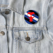 Mask Pride Vlag Ronde Button 5,7 Cm (In situ)