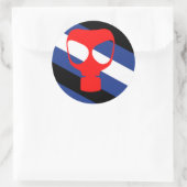 Mask Pride Vlag Ronde Sticker (Tas)