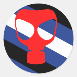 Mask Pride Vlag Ronde Sticker