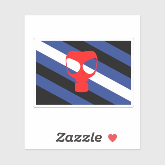 Mask Pride Vlag Sticker (Vel)