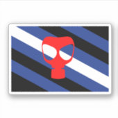 Mask Pride Vlag Sticker (Voorkant)