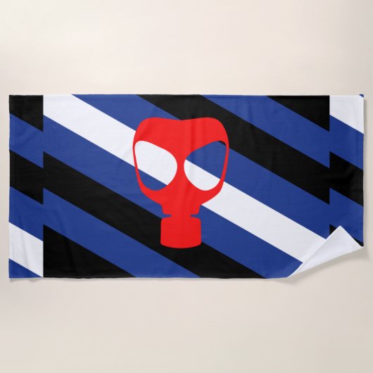 Mask Pride Vlag Strandlaken (Voorkant)