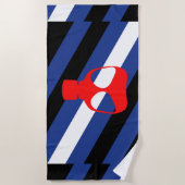 Mask Pride Vlag Strandlaken (Voorkant)