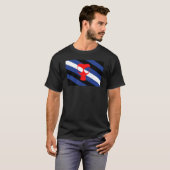 Mask Pride Vlag T-shirt (Voorkant volledig)