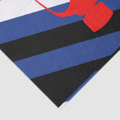Mask Pride Vlag Tissuepapier (Detail)