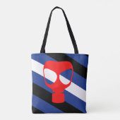 Mask Pride Vlag Tote Bag (Achterkant)