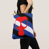 Mask Pride Vlag Tote Bag (Dichtbij)