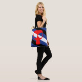 Mask Pride Vlag Tote Bag (Op model)