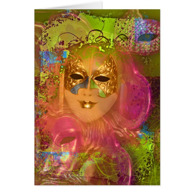 Mask venetian masquerade costuum party (Voorkant)