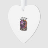 Mask vertelt ons meer dan gezicht Halloween Heks A Ornament (voorkant)
